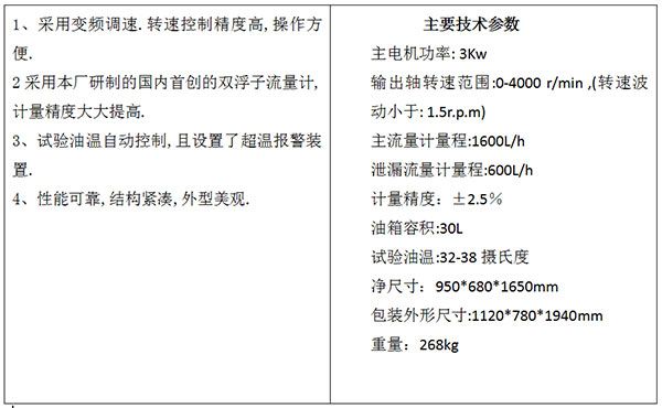 PT燃油泵试验台