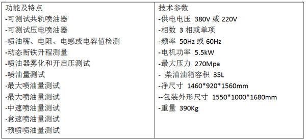 JC518高压共轨试验台